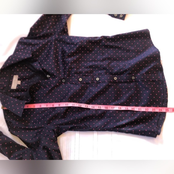 Banana Republic Polka Dot Button Down Top - Picture 5 of 10